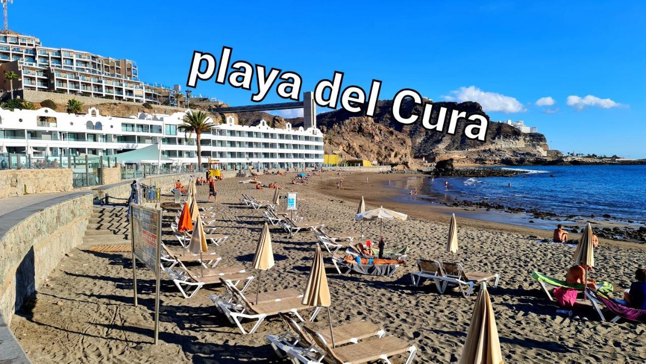 Deluxe 3 Rooms74M2,2Air Condit 2Tv Seaview On Amadores,2 Heatpools, Parking, 600 Mb,Dishwasher,2Lift,,3 Beaches Playa Del Cura  Luaran gambar