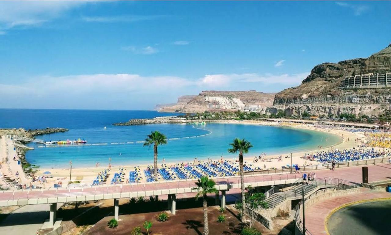 Deluxe 3 Rooms74M2,2Air Condit 2Tv Seaview On Amadores,2 Heatpools, Parking, 600 Mb,Dishwasher,2Lift,,3 Beaches Playa Del Cura  Luaran gambar